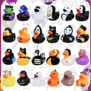 24 pc, party decoration ducks, assorted ducks (2 inches), party home decorations, car centerpieces, gift bag fillers, party favors. Rubber Duck Lover's Gift Set Ornaments statue