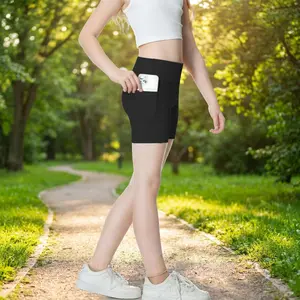 Girls' Volleyball Shorts with Pockets - 3 Pack Athletic Gymnastics Cheer Shorts Comfortable Breathable Stretchy Fabric Perfect for Sports Training Practice Gym Workout Outdoor Activities Youth Activewear