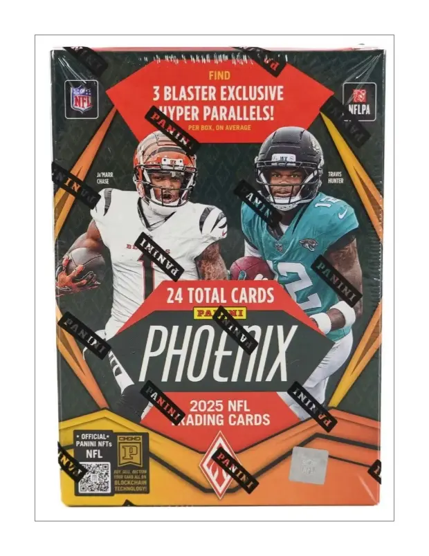 PANINI 2025 Phoenix Football Blaster Box - 6 packs-box, 4 Cards per Pack, Sports Trading Cards, Card Hobby Box