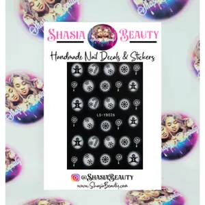 Gingerbread Candyland  Airbrush Xmas Nail Stickers