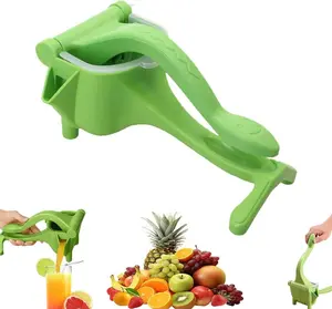 1PCS Manual Juicer — Crafted from food-grade ABS material for an efficient juicing experience. This portable, multi-functional manual juicer is suitable for a variety of fruits, including watermelon, lemons, oranges, grapes, and more.