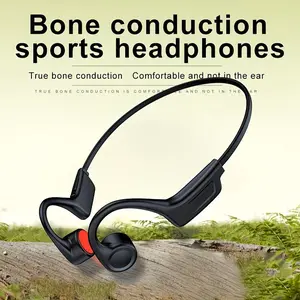 Open Ear Sport Headphones, Secure Fit, USB-C Charging, Wireless, Compatible with Smart Devices, Bone Conduction, 12hr Playtime, & Blue