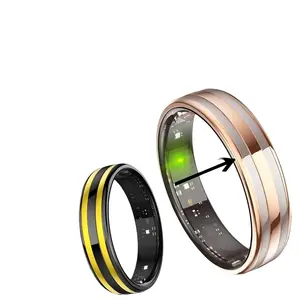 New 6.3mm Thin Smart Ring Health Monitor Smartring Outdoor Waterproof Ring Heart Rate Body Temperature Monitoring Sports rings