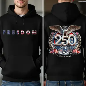 American Freedom 1776–2026 T-Shirt/Sweatshirt/Hoodie, USA 250th Anniversary Eagle Graphic Tee, Patriotic Independence Shirt, For Men and For Women
