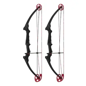 Genesis Archery Original Adjustable Right Handed Compound Bow, Black (2 Pack)