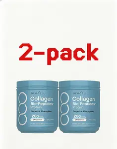 Grass-Fed NeoCell Collagen Bio-Peptides Powder 20oz - 2 Pack, 18 Essential Amino Acids Protein Supplement