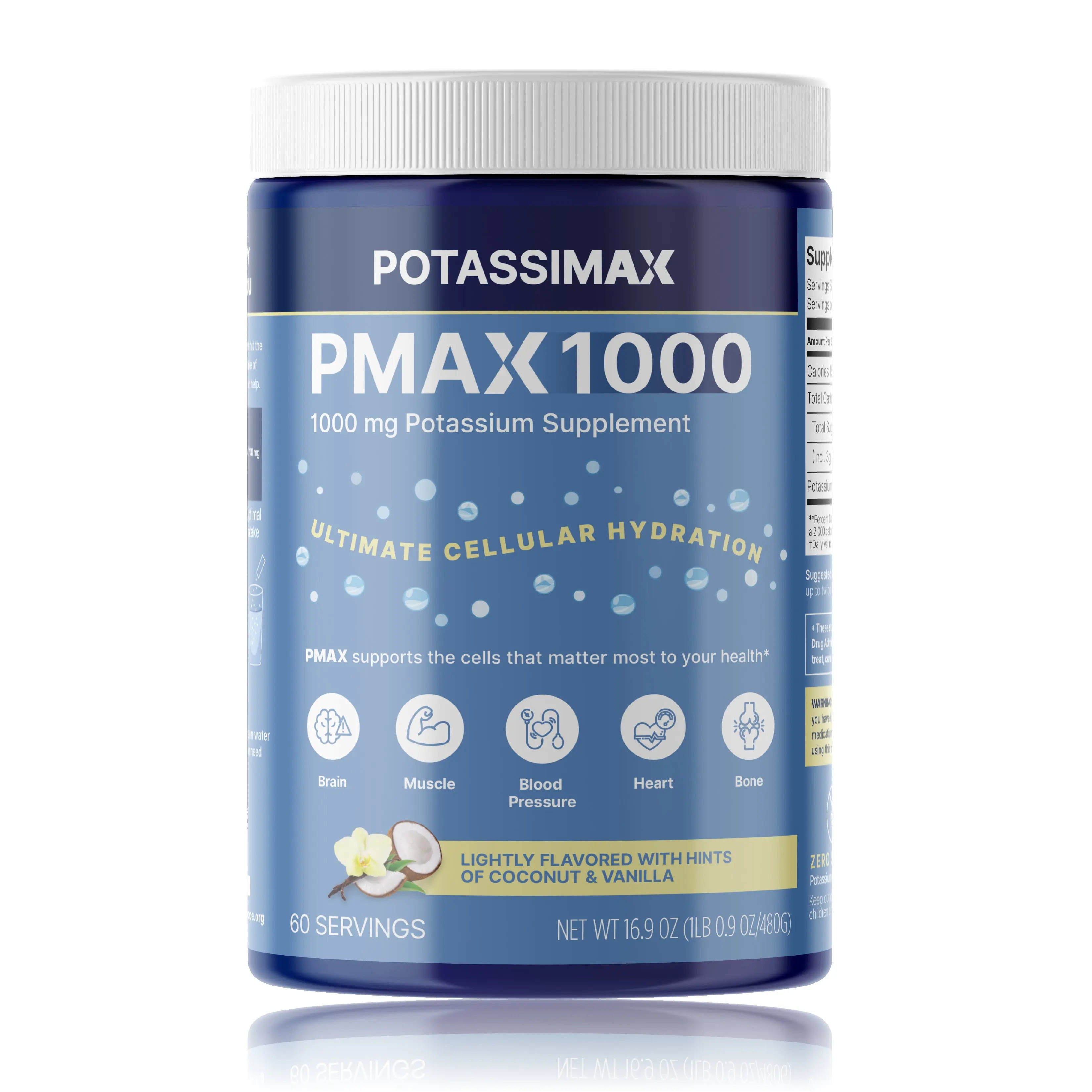 PMAX1000 Health & Wellness Supplement Tub, 60 Servings