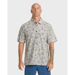 Quiksilver | Waterman Flower Field Short Sleeve Shirt | Men's Chest Pocket Short Sleeve | Sun Protection
