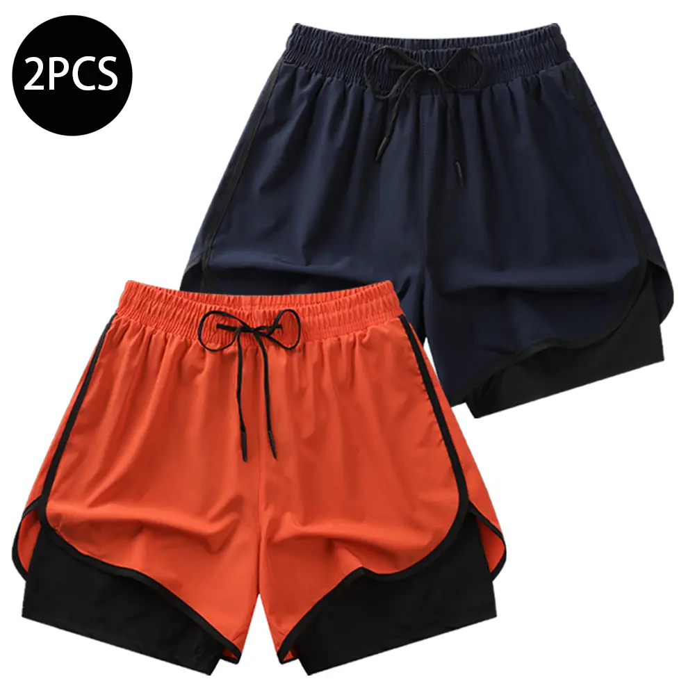 Navy Blue + Orange Red