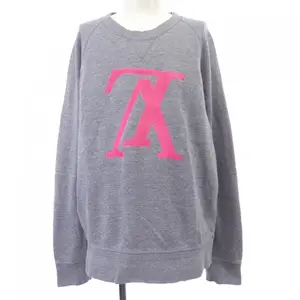Pre-owned Louis Vuitton Cotton Small Leather Goods Upside Down LV Logo Sweatshirt