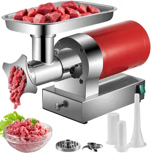 VEVOR Electric Meat Grinder, TikTokShopBlackFriday, 661 Lbs/Hour1100 W Meat Grinder Machine, 1.5 HP Electric Meat Mincer with 2 Grinding Plates, Sausage Kit Set Meat Grinder Heavy Duty, Home Kitchen & Commercial Use Red