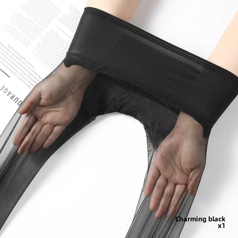 0D black silk stockings for women, summer thin style, sun-shielding and skin-beautifying, seamless and anti-run, ultra-thin summer style, sexy black stockings 0D black silk stockings for women, summer thin style, sun-shielding and skin-beautifying, seamless and anti-run, ultra-thin summer style, sexy black stockings