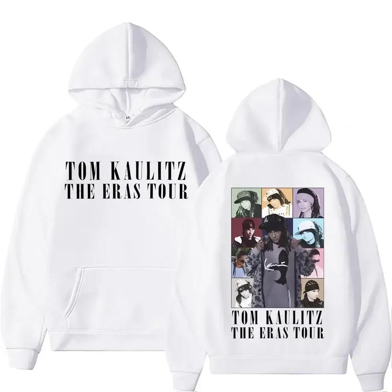 Tom Kaulitz The Eras Tour Hoodie German Rock Band Tokio Hotel Graphic Hoodies Men Women Hip Hop Punk Gothic Sweatshirt