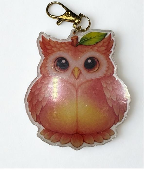 Strawbearry Bear- The Produce Pals Acrylic 2 Sided Keychains