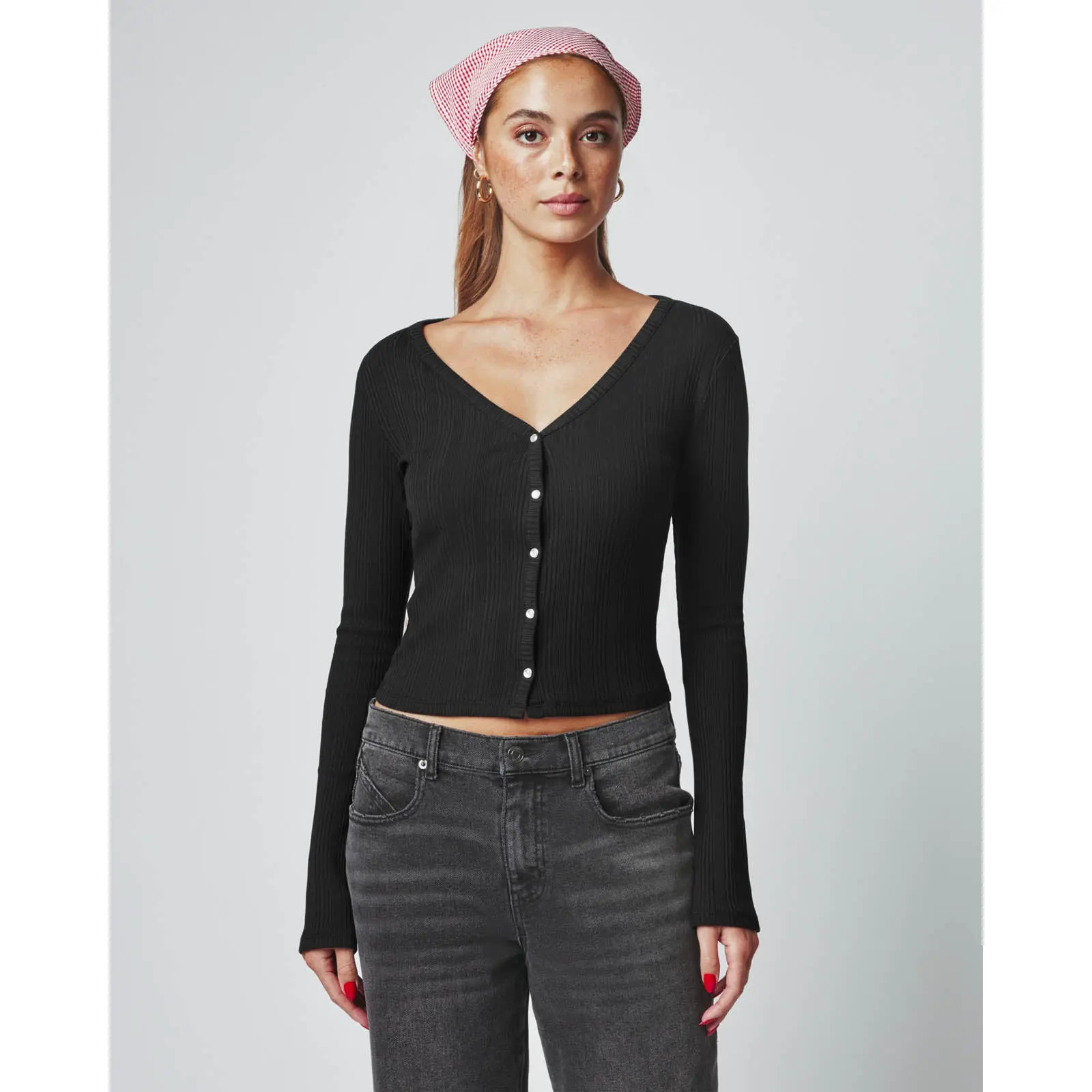 Ribbed Cardigan
