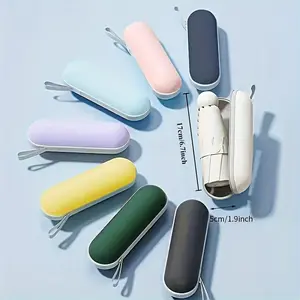 UV-Protection Mini Capsule Umbrella With Anti-UV Coating For Sunny And Rainy Days