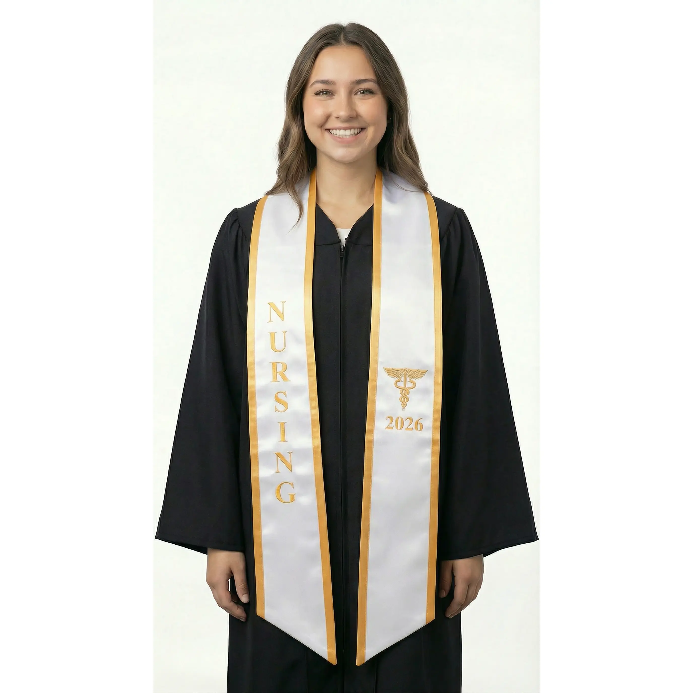 2026 Nursing Graduation Stole with Trim
