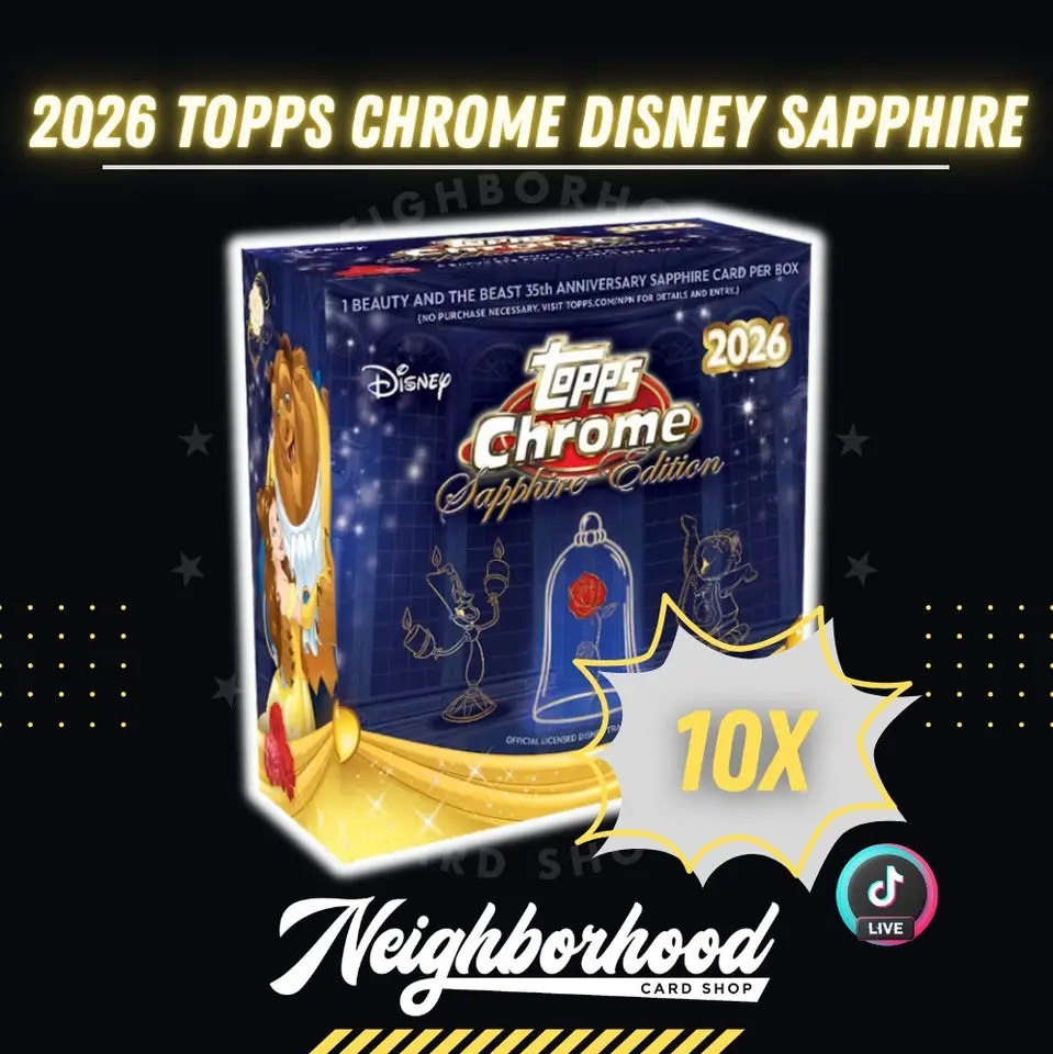BREAK385 - 2026 Topps Chrome Disney Sapphire Edition - FULL CASE BREAK - 10 BOXES