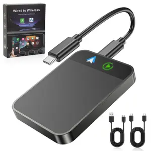 Wireless CarPlay Dongle Adapter: 7A Chip for Zero Latency! Instant Plug & Play, Seamless iPhone to Car Screen. USB-C Upgrade for All OEM Cars