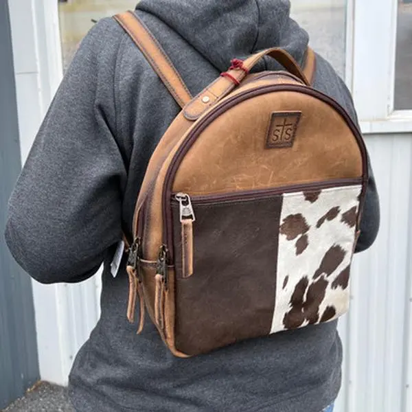 STS Ranch Cowhide Phoenix Backpack STS30601