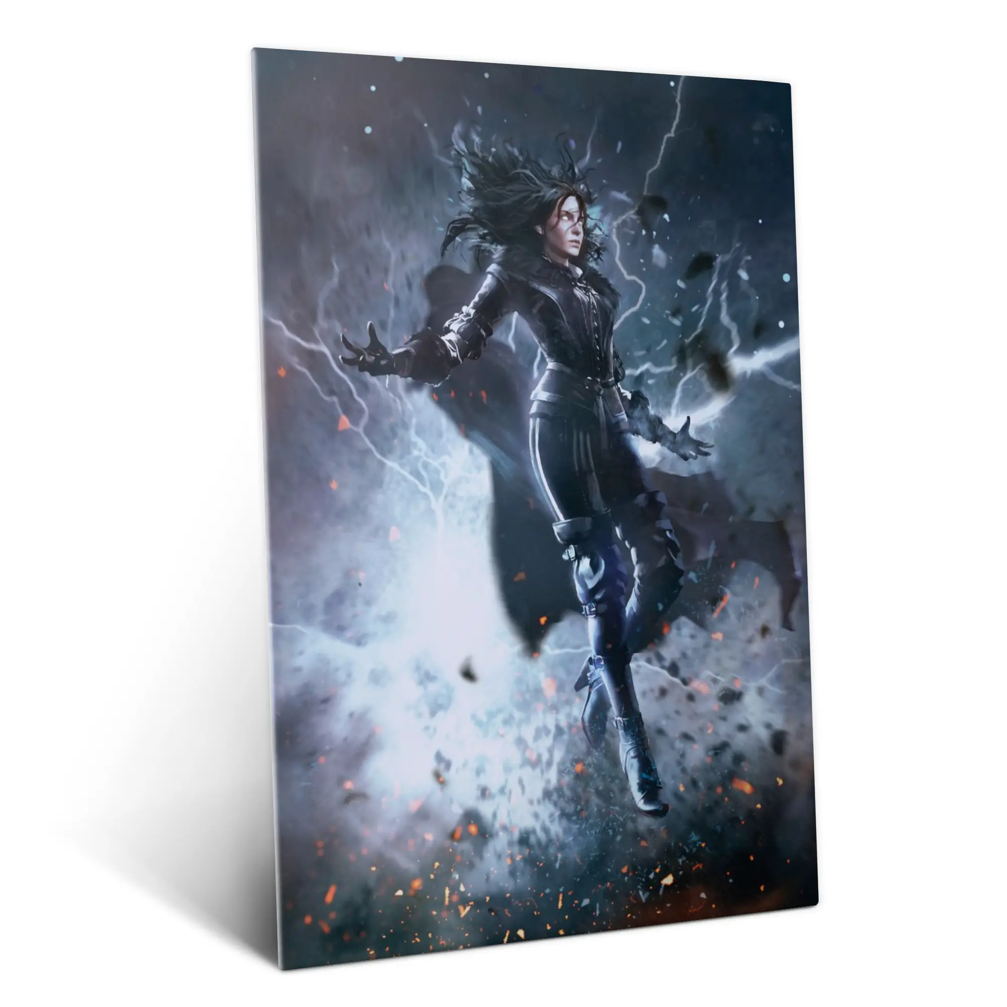 Displate Metal Poster Gwent Yennefer Necromancer Magnetic Mount