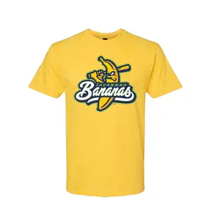Funny Banana Baseball T- Shirt, Hip Hop Banana Shirt, Sports Team Mascot T-Shirt, Baseball Mom Tee, Baseball Lover Fan Gift
