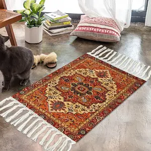 Persian Rug, Traditional Style, Durable Comfortable Design, Elegant Home Decor, Perfect for Living Room, Adds Oriental Charm