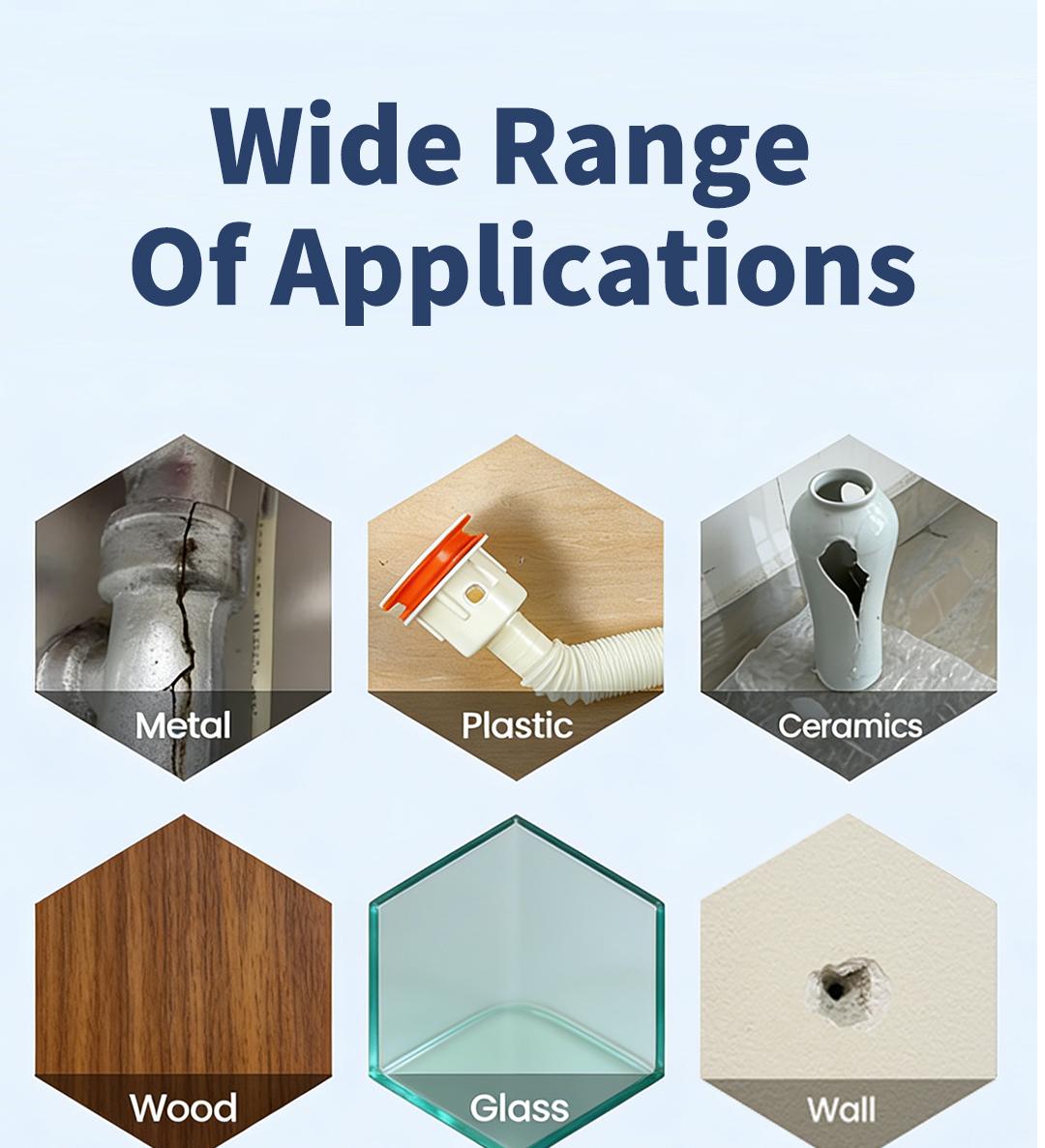 SOPAMI Steel Reinforced Epoxy Putty - Permanent Repair for Metal, Wood & Concrete