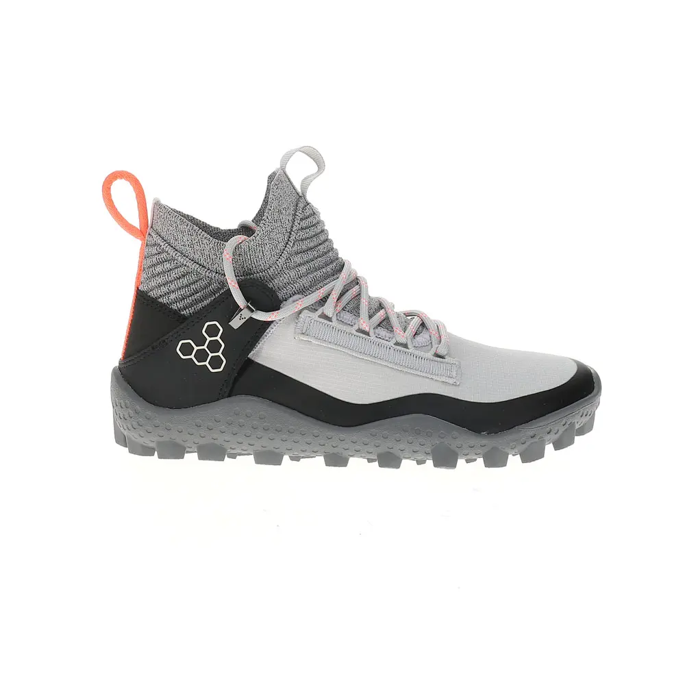 Vivobarefoot Womens Magna Lite Water Resistant Sg Hiking Hiking Sneakers Shoes - Black, Grey