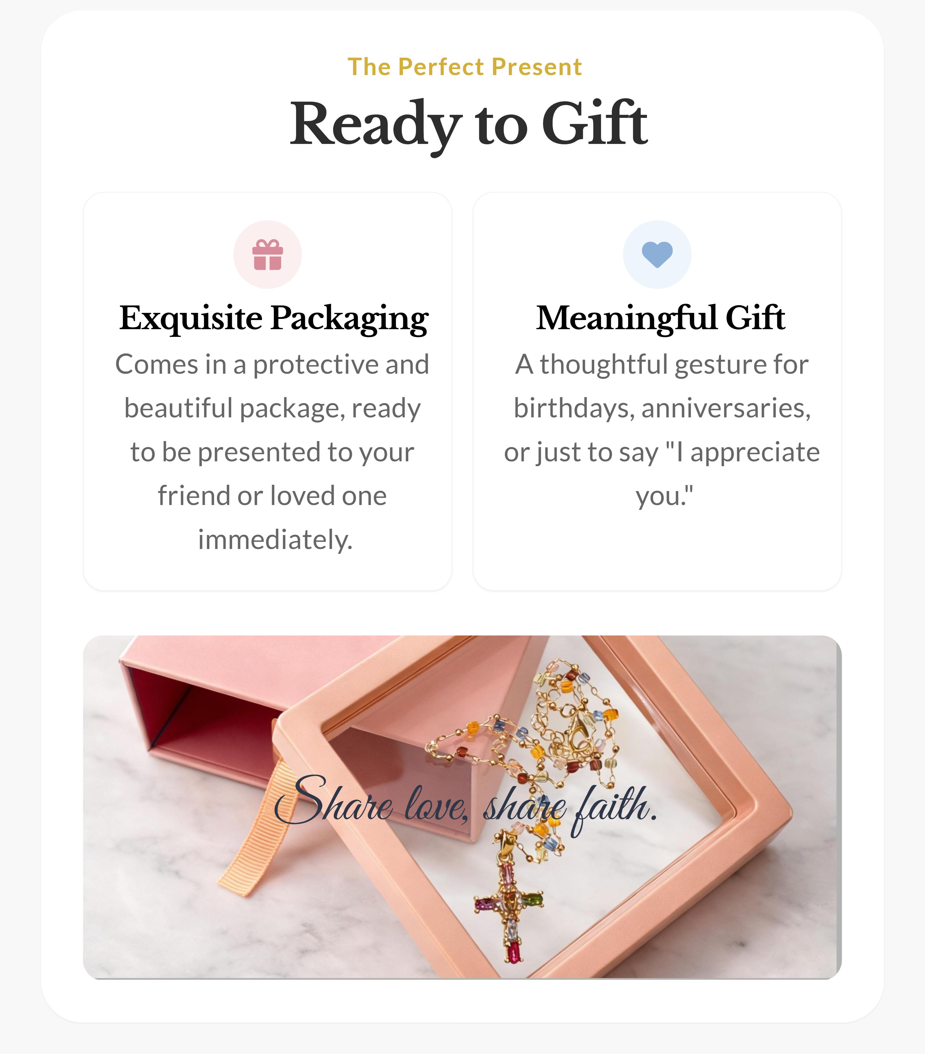 Rainbow Cross Pendant Necklace Sparkling Necklace with Exquisite Gift Box Elegant Design Versatile Wear for Special Occasions Accessories for Women Valentines&birthday easter Boujee Gifts for gf and Mother's Day