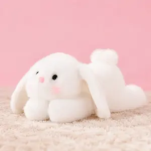 MINISO Cute Plush Bunny Toy for Kids, Soft Stuffed Animal Doll, Room Decor & Creative Gift Idea, Perfect Birthday Present for Girls, Soft Cuddly Gift