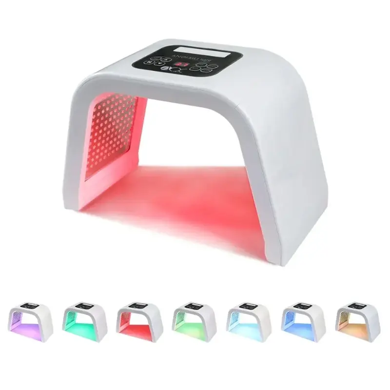 Us Plug 7 Color Photon LED Light Therapy Machine, Facial & Body Care Device, New Condition, Power Consumption 100-240v, No Battery Included