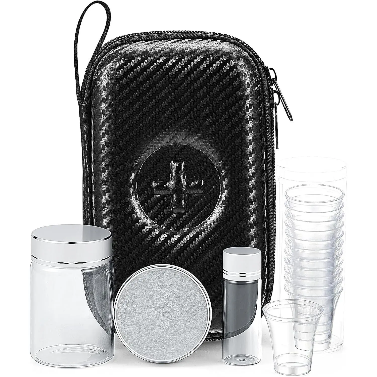 1 Set Portable Communion Set Gifts for Catholic Priests Travel,  Visits, Wedding (Black)