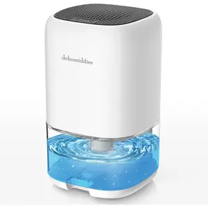 Dehumidifier, 35 OZ Small Dehumidifiers for Room for , Quiet with Auto Shut Off, Portable Dehumidifier for Bedroom (280 sq. ft), Bathroom,RV,Closet Colorful  Absorbers Dehumidifiers, White