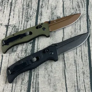 1 pc Portable Folding Knife, Dual Color Options, Non-Slip Textured Handle, High Hardness Blade, Ideal for Outdoor Camping and Box Opening