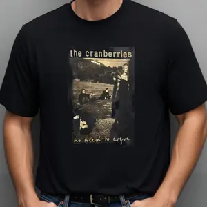 Men's short sleeved T-shirt The Cranberries No Need To Argue Solid color creative printed short sleeved top fashion men's wear