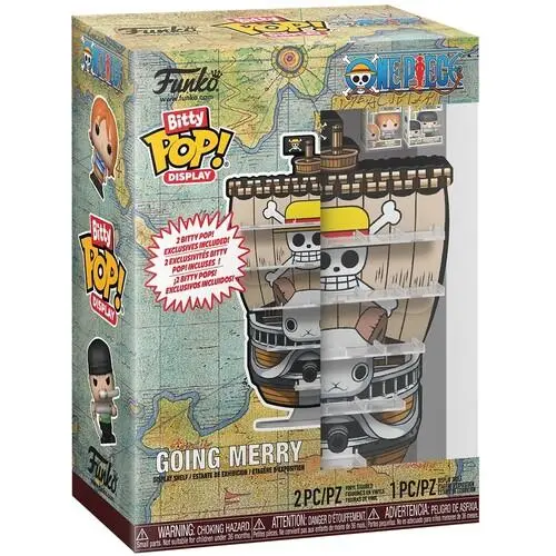 Funko Bitty POP!: Display: One Piece - Going Merry  [COLLECTIBLES] Vinyl figurine/statue, Collectible
