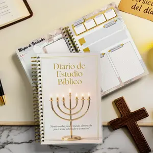 The Essential Verse Mapping Notebook for Focused Christians | Undated Organizer with Thick Paper, Spiral Bound Cover, Daily Focus Layout, and Structured Prompts for Deeper Bible Understanding (Spanish Version)