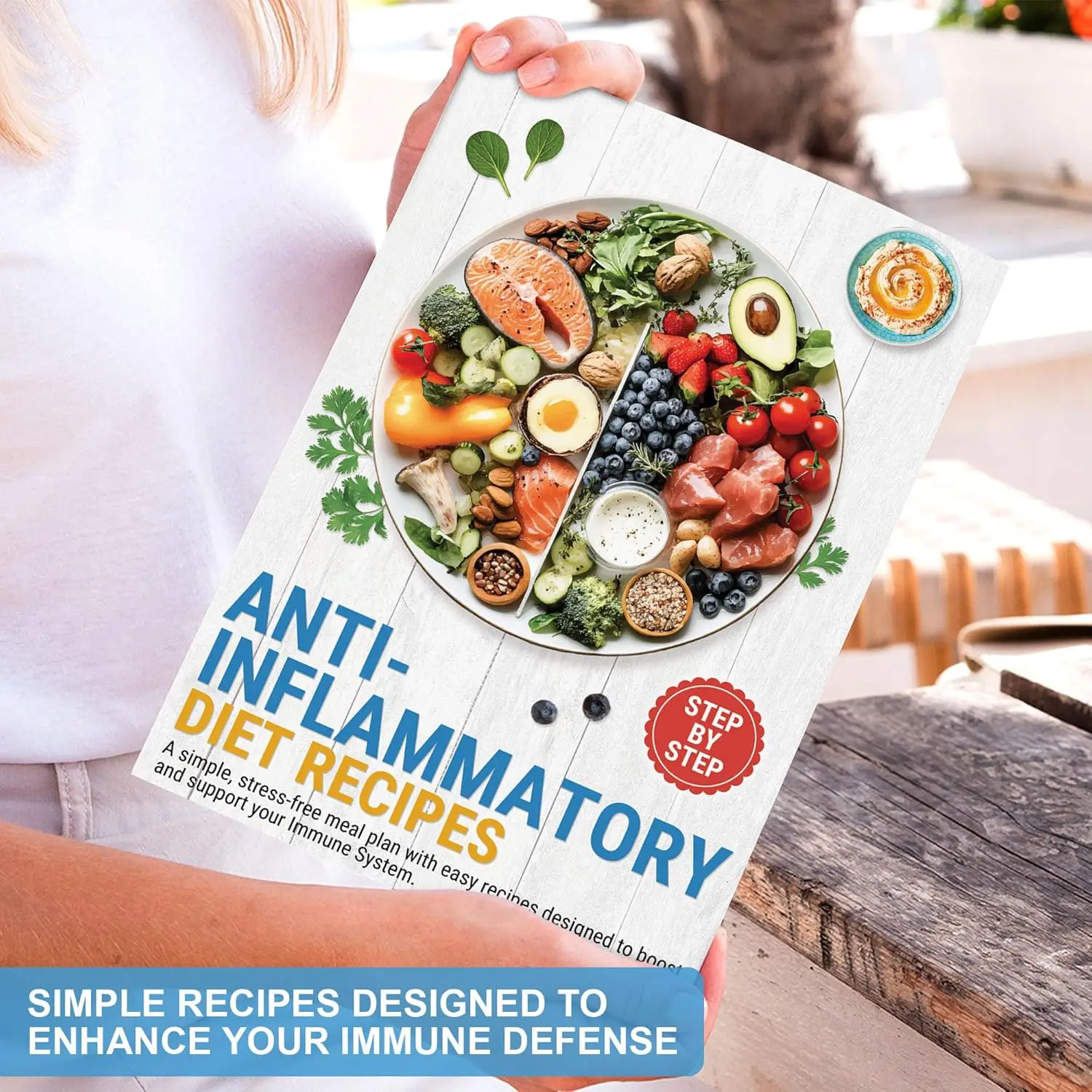 2 Pcs Anti Inflammatory Foods List & Cookbook - Recipes Guide for Beginners Meal Eating