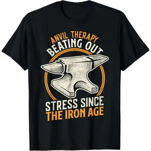 Blacksmithing Forge & Forging Blacksmith T-Shirt,Made in USA