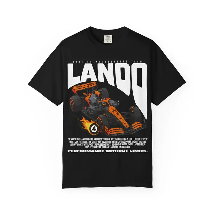 Lando Norris T-Shirt  - racing shirt