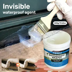 RV Transparent Waterproof Sealer, Fast-Drying Flexible Breathable Sealant for RV Roof Windows Walls Tiles, Durable Rain Protection