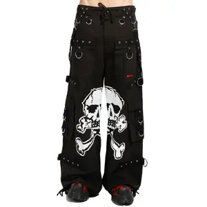 Tripp NYC Mega Skull Pants [BLACK/WHITE]
