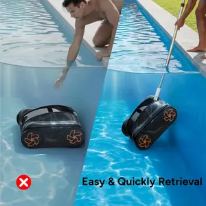 iGarden Genuine Replacement | Treads for iGarden Cordless Robotic Pool Cleaners - Enhanced Durability & Performance - K Series & K Pro Series- Hook / Ultra-Fine Filter Basket