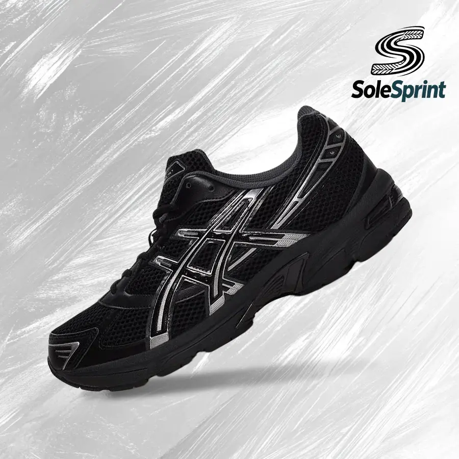 ASICS Gel-1130 Men's Sneakers, Vintage-Inspired Design for Casual Streetwear with Shock-Absorbing Comfort, Black & Pure Silver (1201A906-001), Code 1201A906, Running, Shock Absorb., Us11.5, Us7, Multi-Size, L, Shoe, Sports Shoes