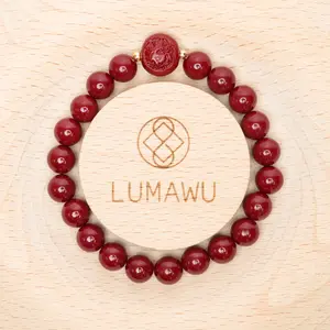 LUMAWU Sound-Cleansed Cinnabar Chinese Zodiac Bracelet | Horse Vitality & Passion