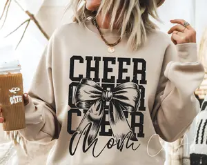 Cheer Mom sweatshirt, Cheerleader Mama sweatshirt sweatshirt, Cheerleading sweatshirt Cut, Cricut or Sublimation T-Shirt