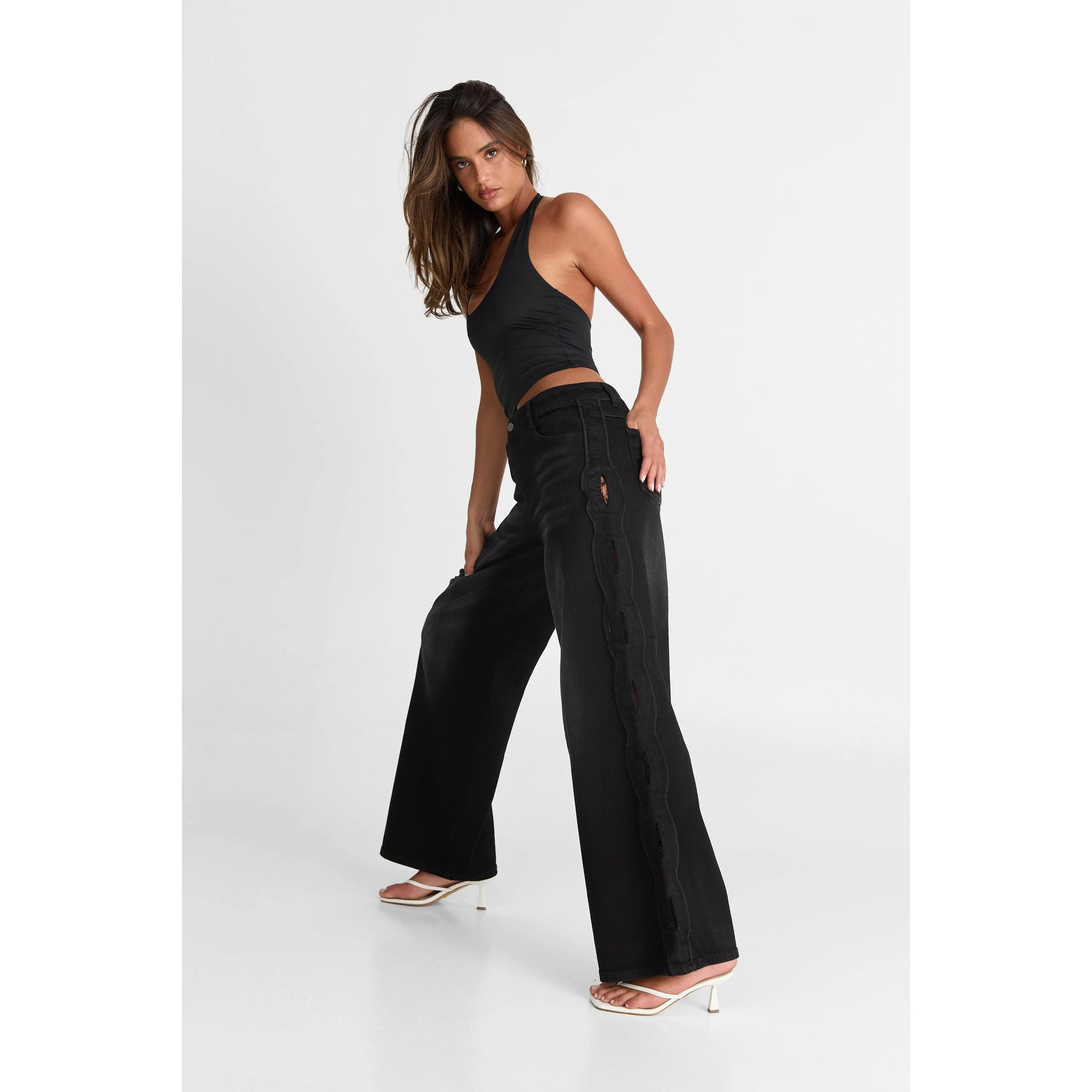 Cairo Jean Black