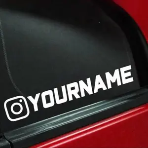 Username Decal for Instagram