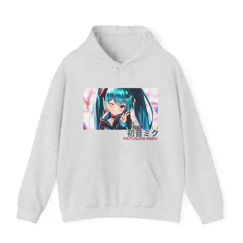 Cosplay-Ready Hatsune Miku Hoodie Showcasing Stylish Japanese Streetwear Vibes